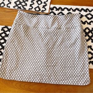 SC & Co Patterned Athletic Skort preppy golf tennis womens XL built in shorts